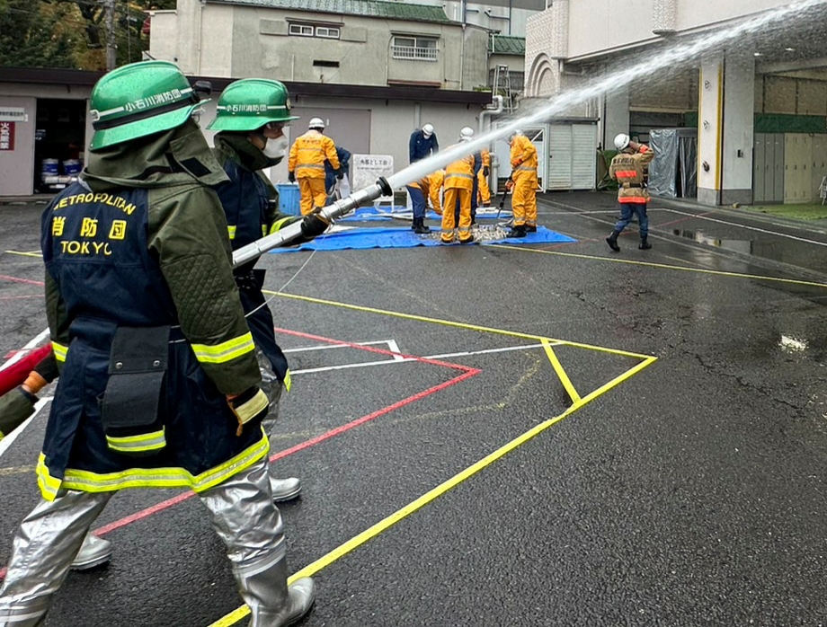 総合震災消防訓練